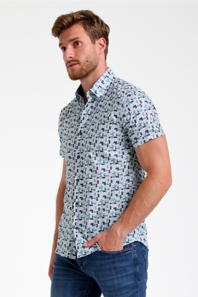 OVERHEMD 335530 4001 bright blue